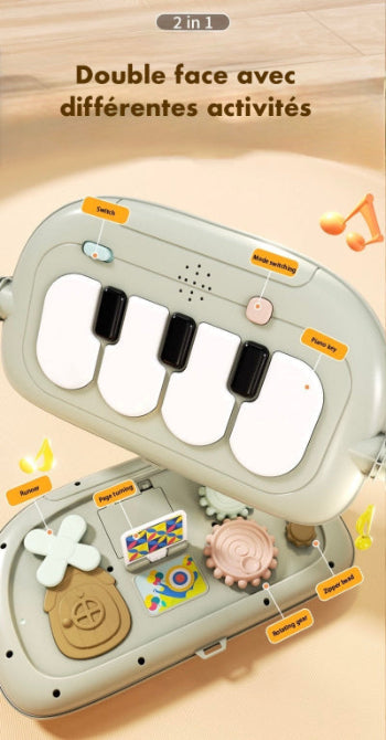 tapis girafe double face activités