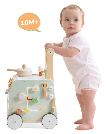 chariot marche montessori cuisine fillette 10mois