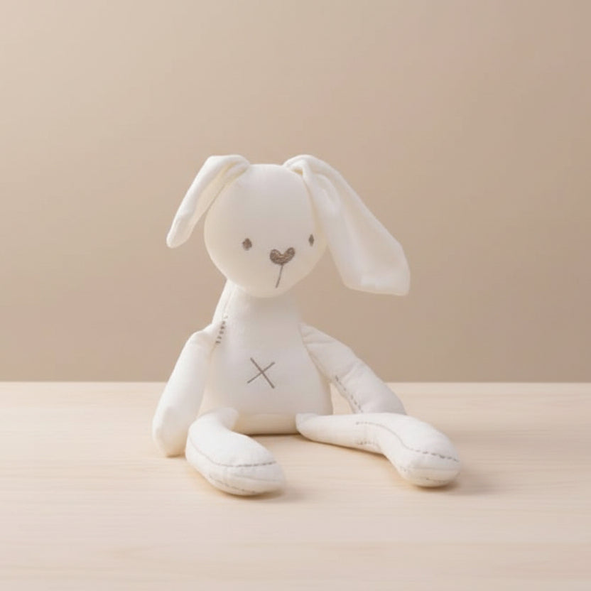 Doudou bebe blanc