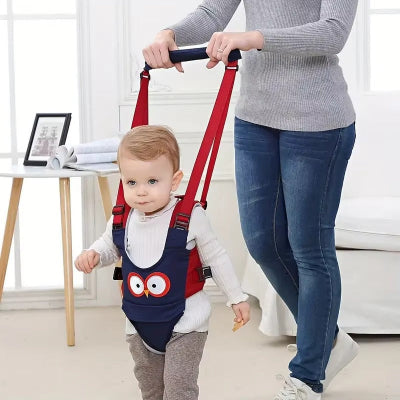 harnais marche bébé hibou en action bis
