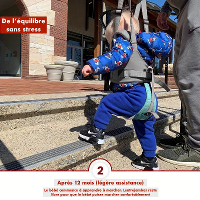 harnais marche bébé montre arrière
