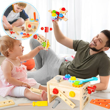 jeu de construction enfant papa