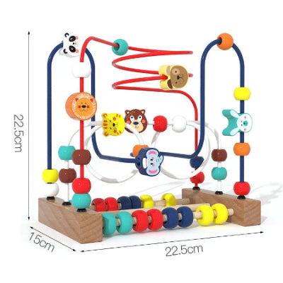 jeux montessori animaux rouge bleu