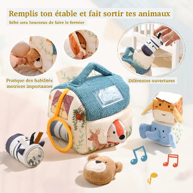 jeux montessori avec diverses activités