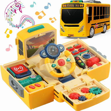 jeux montessori bus scolaire musique activités jaune