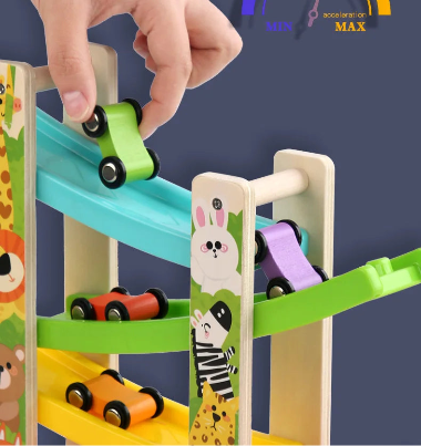 jeux montessori circuit voitures main adulte