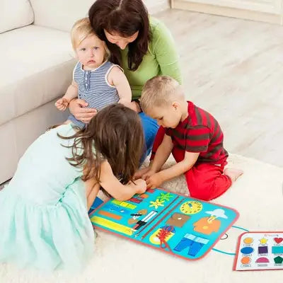 jeux montessori maman enfants plusieurs âges