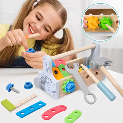 jouet construction fille jouant