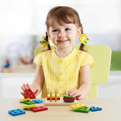 jouet construction fillet pull jaune