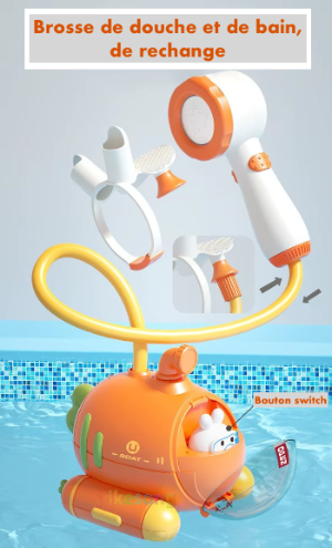 jouet de bagnoire bébé brosse douche bain rechange
