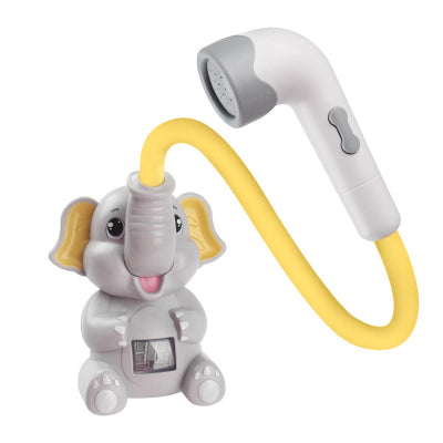jouet de baignoire bébé éléphant douche couleur gris