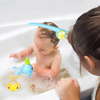 jouet de baignoire bébé enfant montre bébé canne peche baignoire