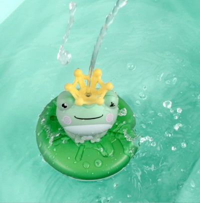 jouet de baignoire bébé grenouille dans eau