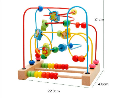 jouet montessori grand jaune insectes