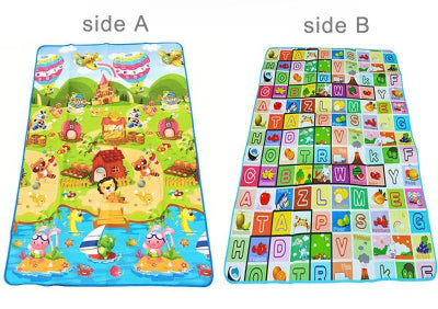 tapis éveil bébé coloré double face
