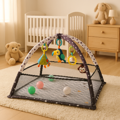 tapis éveil bébé dans chambre