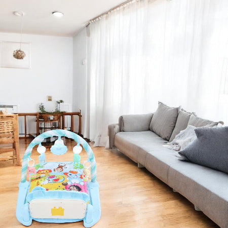 tapis éveil bébé dans salon