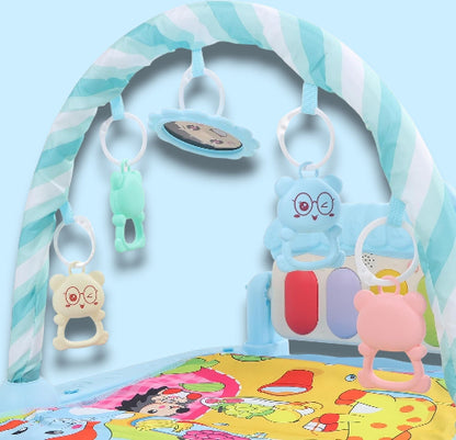 tapis éveil bébé démonstration objets mobiles