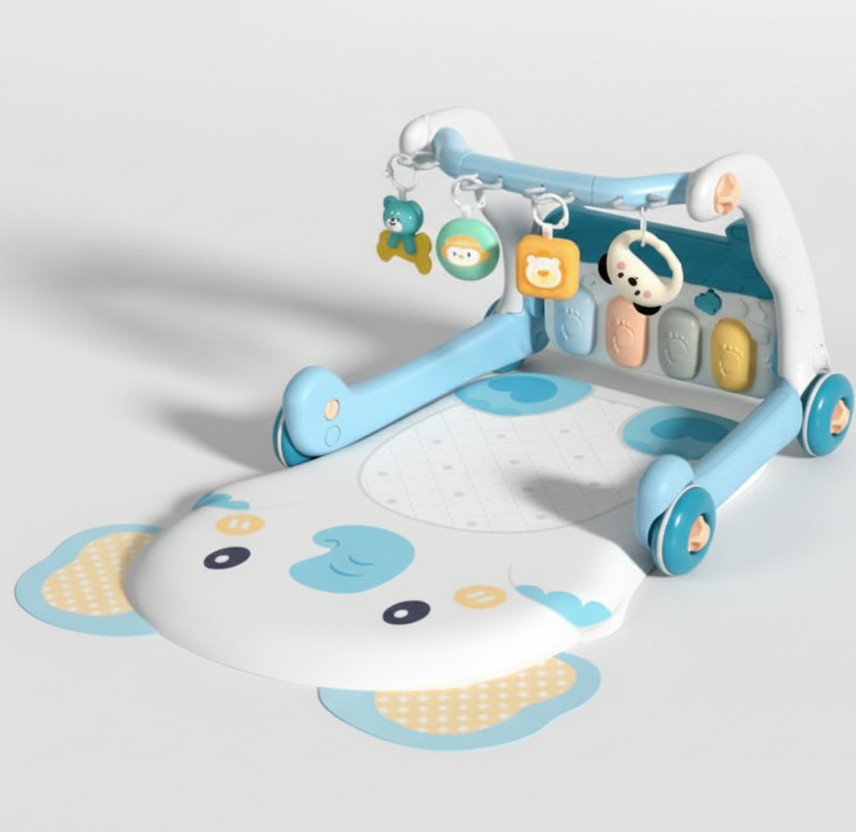 tapis éveil bébé élephant expérience