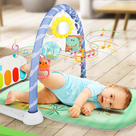 tapis éveil bébé se retourne avec musique