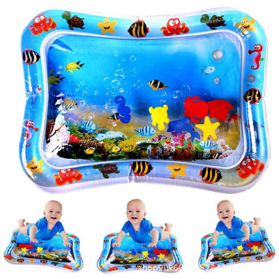tapis éveil poissons mer enfant plat ventre