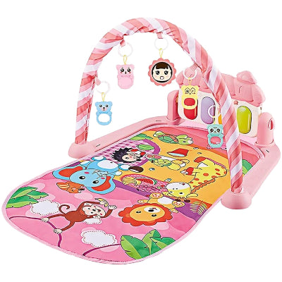 tapis eveil rose jungle