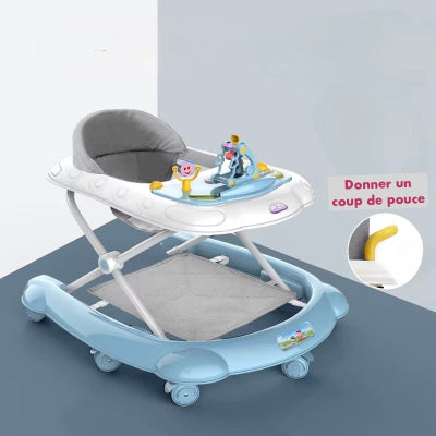 trotteur bébé bleu